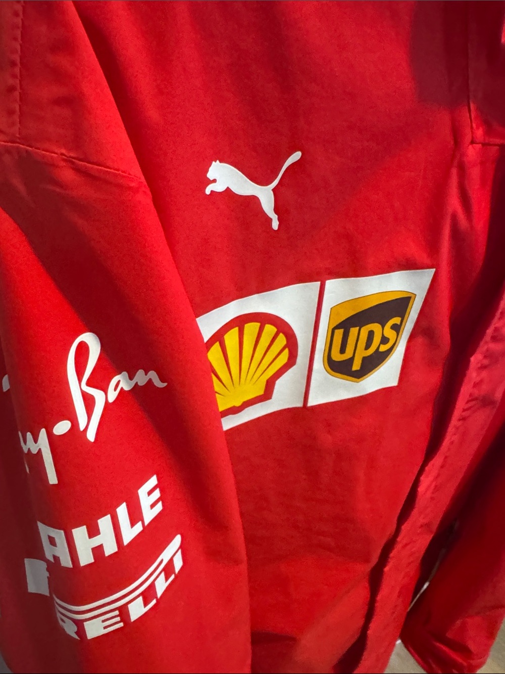 Puma Red Ferrari-Branded Performance Jacket - Picture 6 of 7